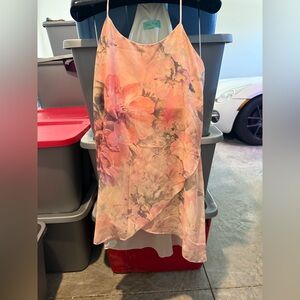 Floral Peach-Pink Layered Women’s Shirt p11